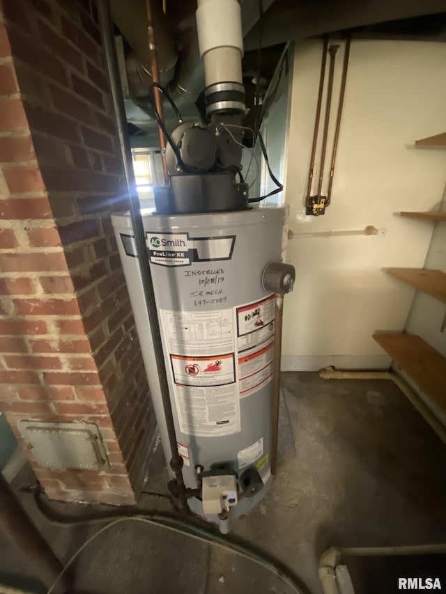 utilities with water heater