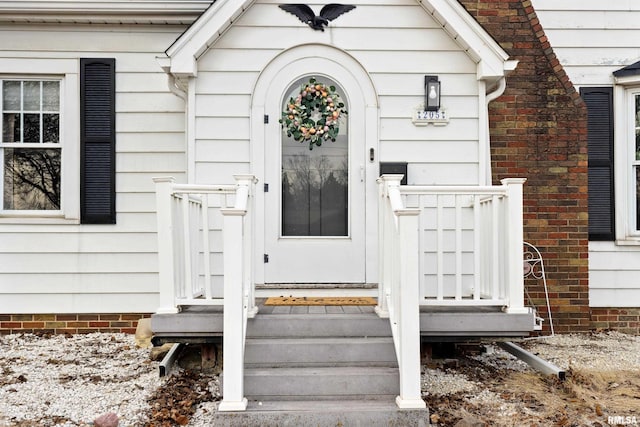 view of property entrance