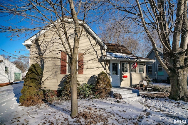 view of front of home