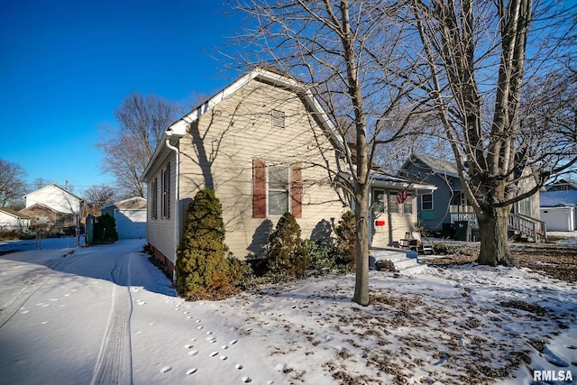 view of front of home