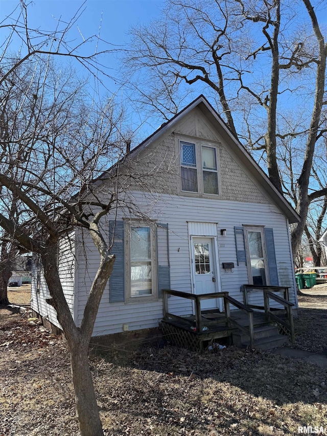 view of bungalow-style home