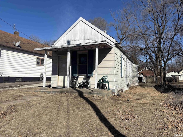 view of front of home