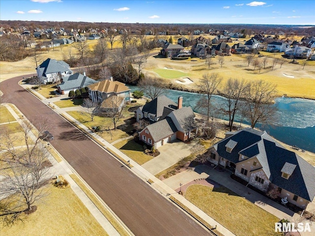 bird's eye view featuring a residential view