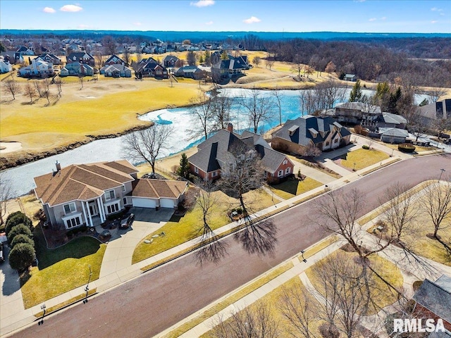 drone / aerial view featuring a residential view