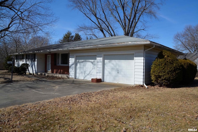 exterior space with driveway