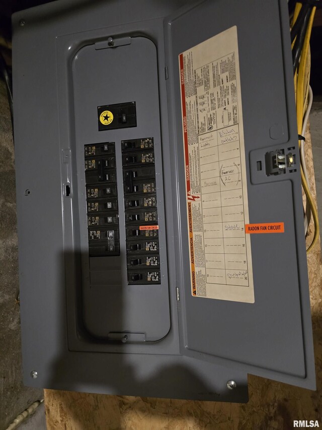 utilities with electric panel