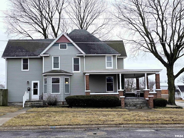 victorian home with a porch