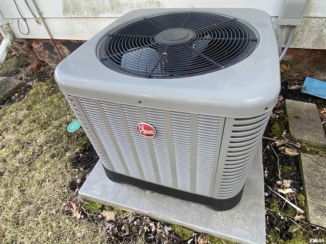 exterior details with cooling unit