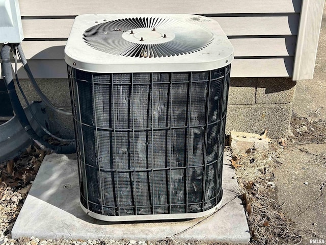 exterior details featuring cooling unit