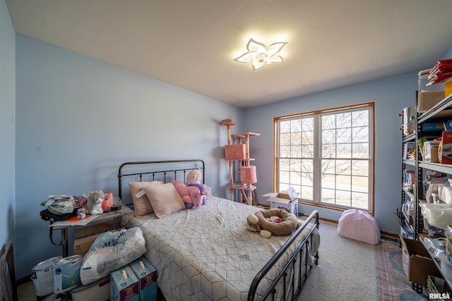 2268 E Knox St, Galesburg, IL 61401 - bedroom with carpet flooring and baseboards