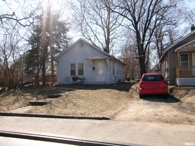 view of bungalow-style home