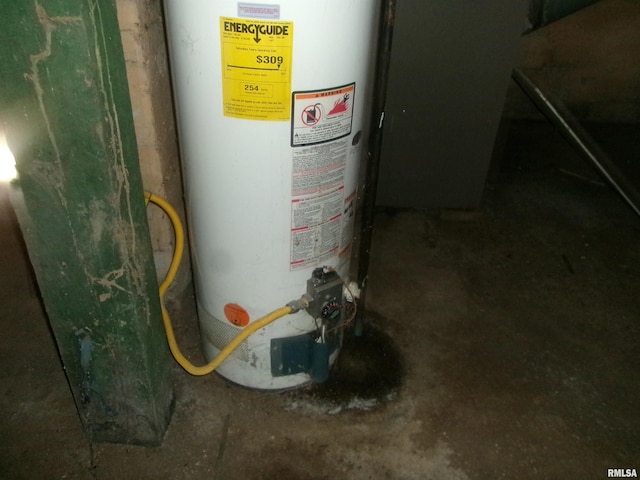 utilities featuring water heater