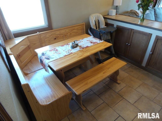 view of dining area