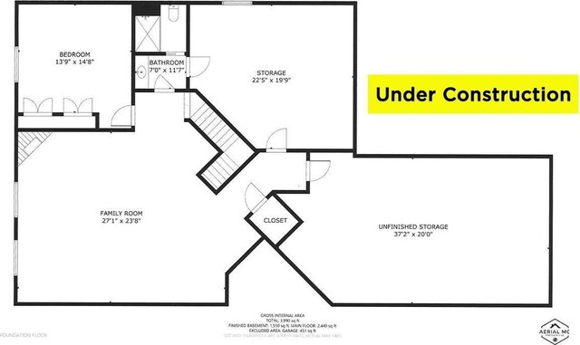5723 W Deer Park Dr, Peoria, IL 61615 - view of room layout