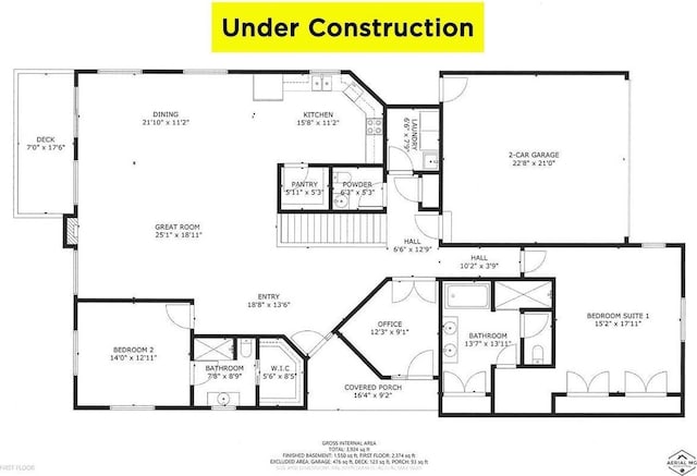 5727 W Deer Park Dr, Peoria, IL 61615 - view of floor plan / room layout