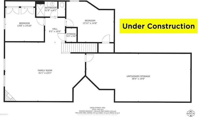 5727 W Deer Park Dr, Peoria, IL 61615 - view of floor plan / room layout