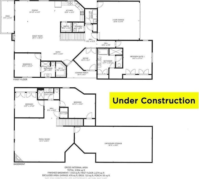 5727 W Deer Park Dr, Peoria, IL 61615 - view of property floor plan
