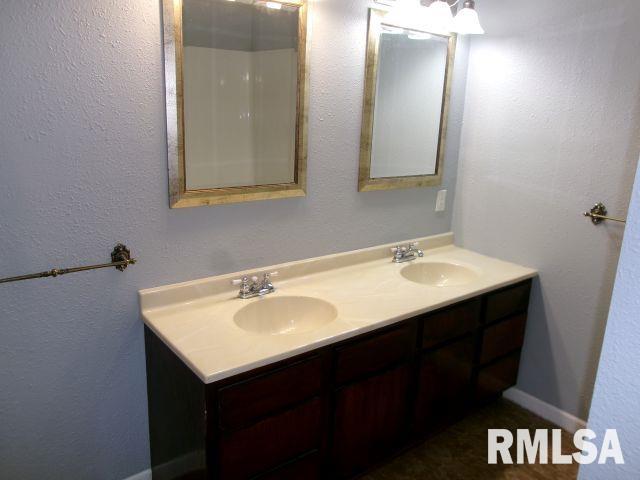 1209 S 4th St, Pekin, IL 61554 - bathroom with double vanity