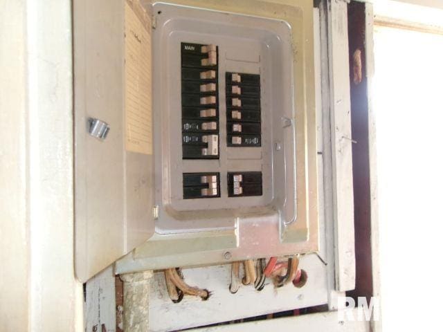 1209 S 4th St, Pekin, IL 61554 - utility room with electric panel