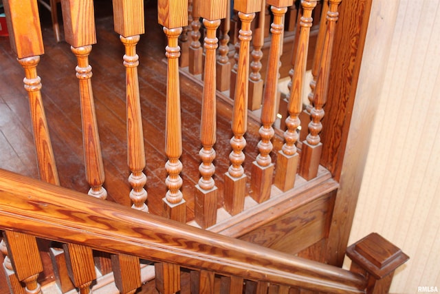 view of stairs