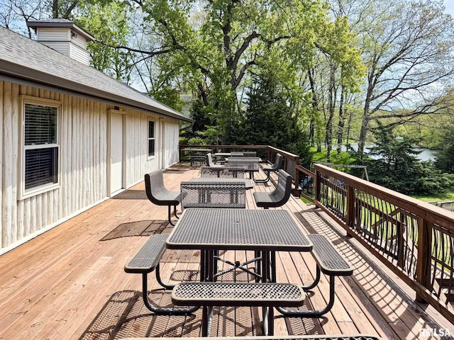 10 Locust Grove Ct, Groveland, IL 61535 - wooden deck with outdoor dining area and outdoor lounge area
