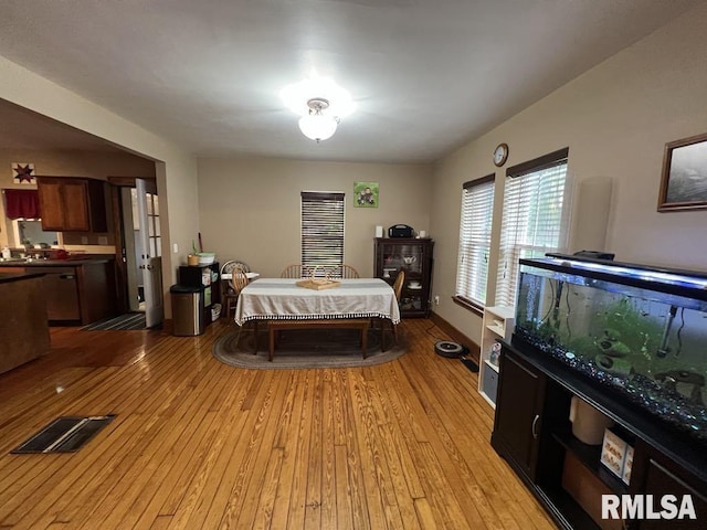 822 S Mcarthur St, Macomb, IL 61455 - dining space with hardwood / wood-style flooring