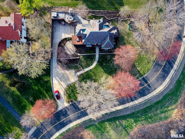 drone / aerial view