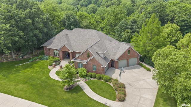 1801 Kern Rd, Washington, IL 61571 - view of subject property with a forest