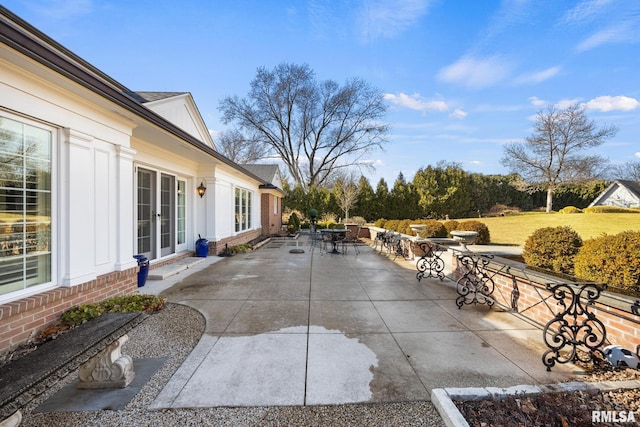view of patio / terrace with outdoor dining space
