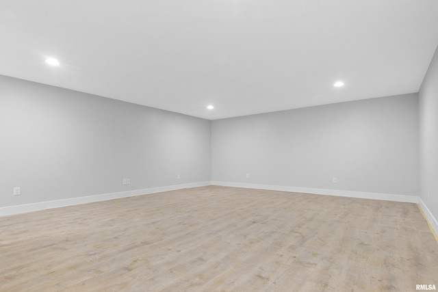1109 Lawson St, Washington, IL 61571 - empty room featuring recessed lighting and light wood-style flooring