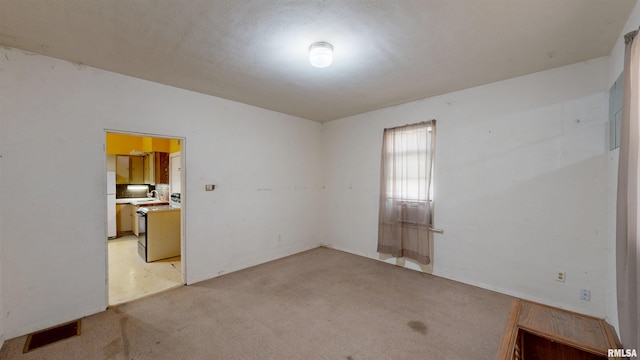 empty room with light carpet