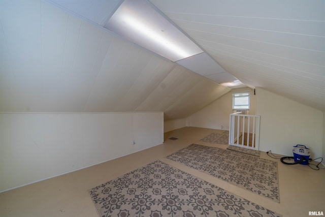 212 S Cone St, Farmington, IL 61531 - additional living space featuring lofted ceiling