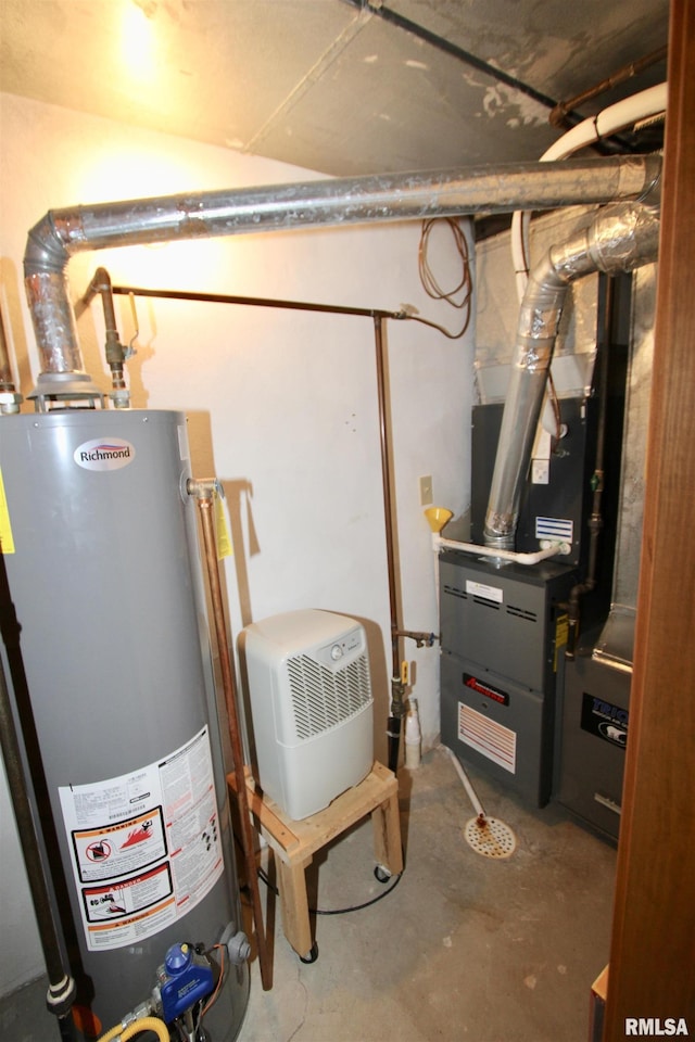 utilities with gas water heater