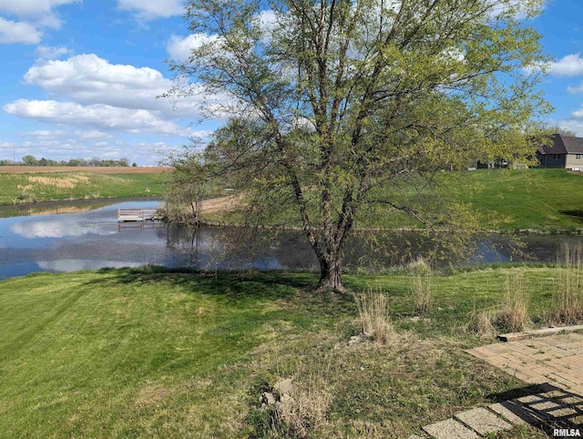 3809 N Fisk Rd, Astoria, IL 61501 - property view of water featuring a boat dock