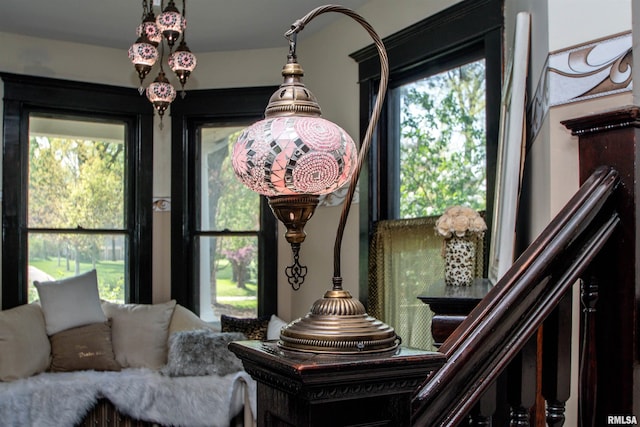 view of room details
