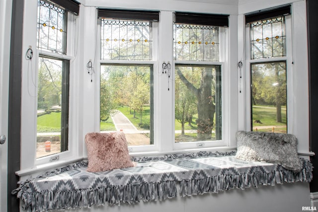 view of room details