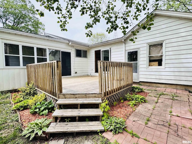 711 E Piper St, Macomb, IL 61455 - view of wooden terrace