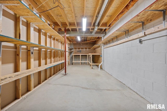 25633 N County Road 2500 E, Manito, IL 61546 - view of unfinished below grade area