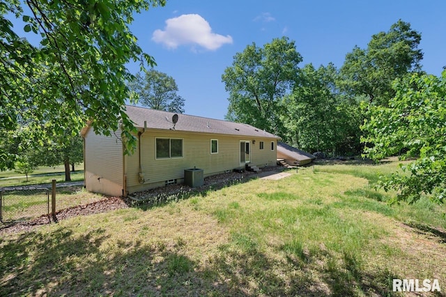 25633 N County Road 2500 E, Manito, IL 61546 - back of property featuring central AC