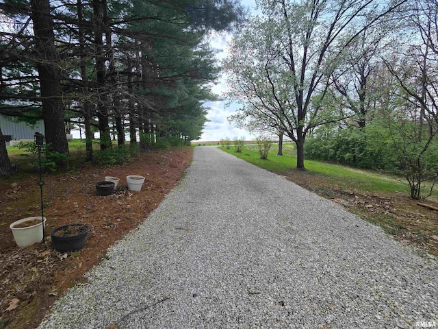 view of road