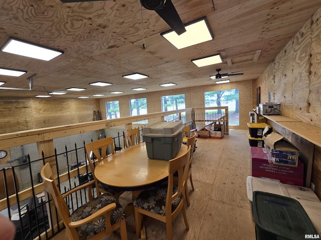 view of dining area