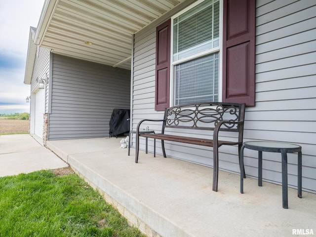 view of patio / terrace featuring area for grilling
