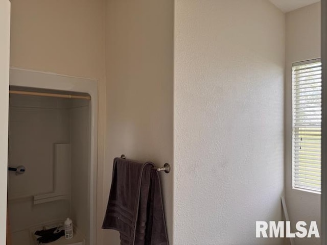 24211 N Carver Rd, Canton, IL 61520 - bathroom featuring healthy amount of natural light and a shower