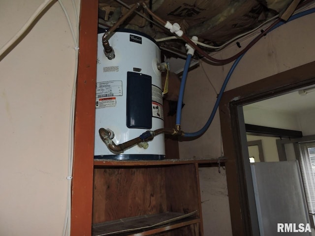 utilities featuring water heater