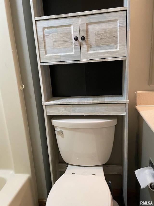 bathroom with toilet