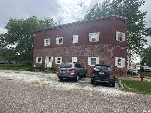 view of property featuring entry steps
