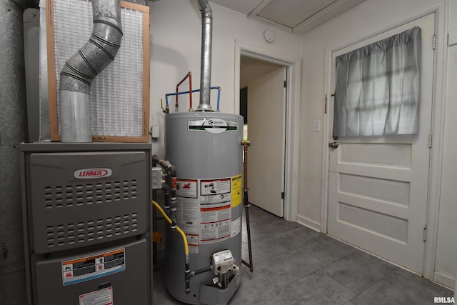 420 W Garfield Ave, Bartonville, IL 61607 - utilities featuring water heater and heating unit