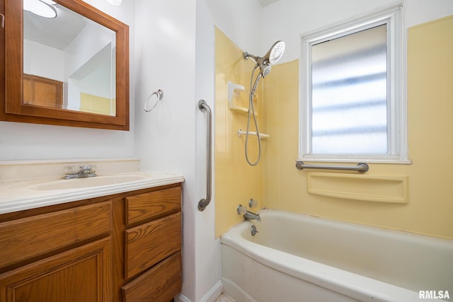1420 N 10th St, Pekin, IL 61554 - bathroom featuring shower / bathing tub combination and vanity