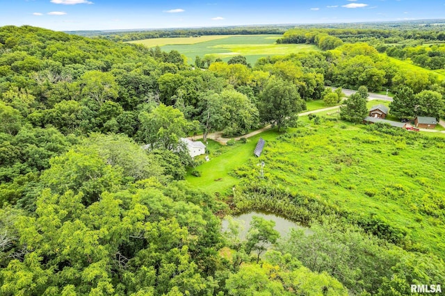 21016 N US Highway 24, Canton, IL 61520 - bird's eye view featuring a view of trees