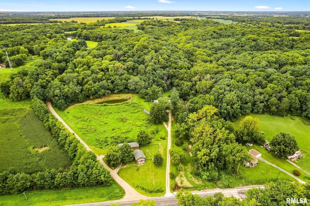 21016 N US Highway 24, Canton, IL 61520 - birds eye view of property featuring a view of trees